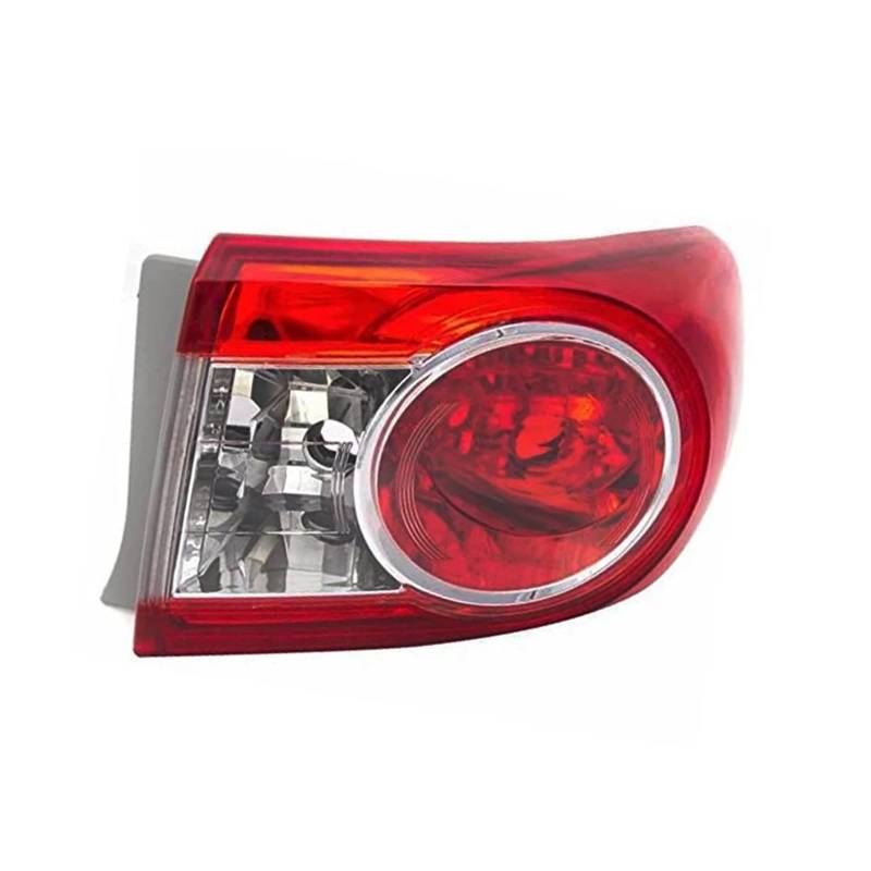 YSASFZX Auto Rücklichter Tail Light Cover For TOYOTA For COROLLA 2011 2012 2013 Taillight Half Assembly Exterior Tail Lights Bulb Not Included 8156002580(rechts) von YSASFZX