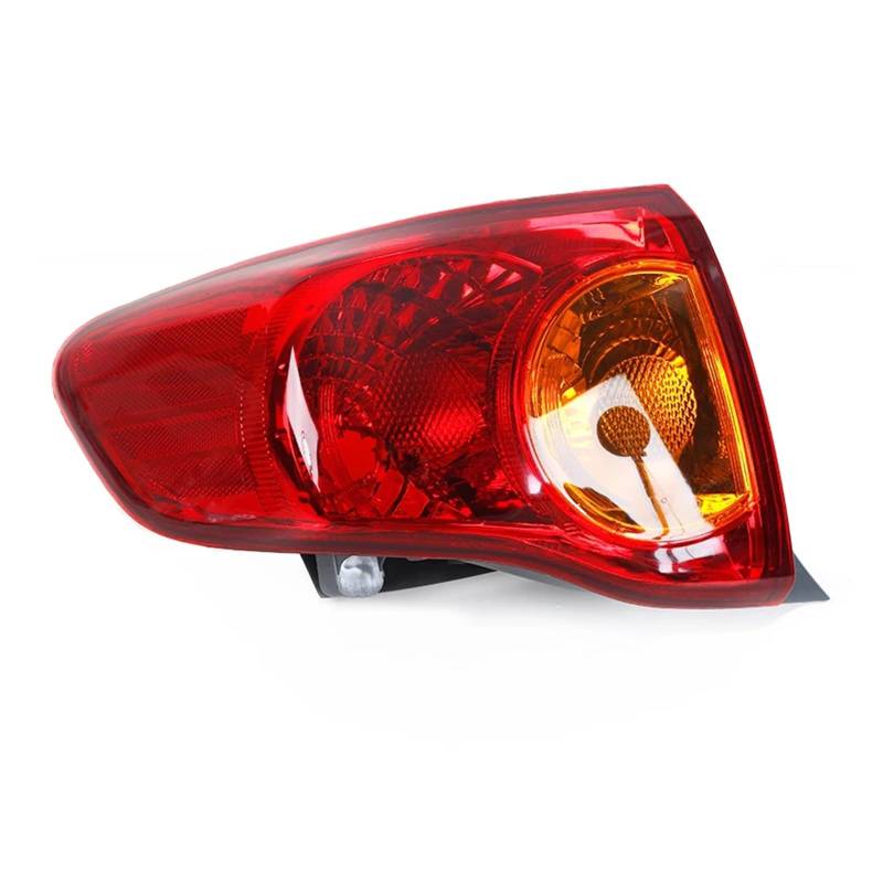 YSASFZX Auto Rücklichter Taillight Housing For Toyota For Corolla 2008 2009 2010 Car Rear Brake Lamp Outer Side Tail Light Without Bulb 8155002460(Left outside) von YSASFZX