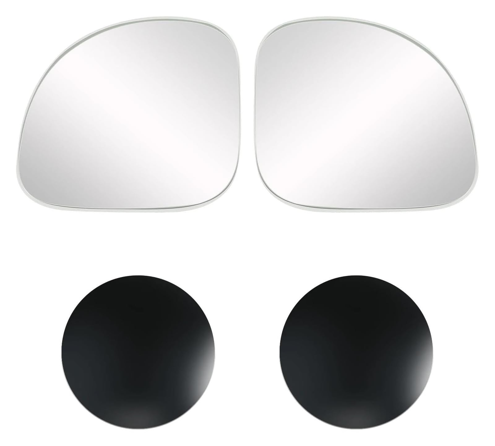 Ersatz Spiegel Glas Auto Außenspiegel Glas Toter Winkel Spiegel Rahmenlos Hilfs Rückspiegel Universal Weitwinkel Ersatz Spiegel Glas Auto Außenspiegel Glas Toter Winkel Spiegel Rahmenlos Hilfs Rückspiegel Universal Weitwinkel von YSBVBLRMRV
