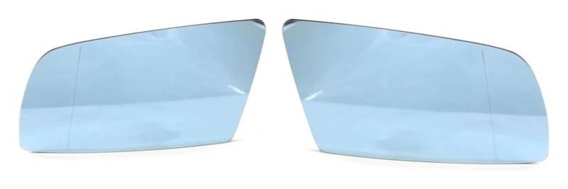 Ersatz Spiegel Glas Für 5 Series E60 E61 E63 E64 2003-2008 Links Und Rechts Blau Beheizt S Weitwinkel Rückspiegel Auto Außenspiegel Glas(A pair blue) von YSBVBLRMRV