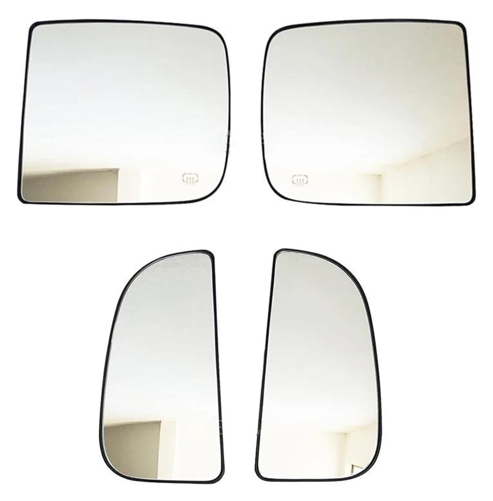 Ersatz Spiegel Glas Für Dodge Für Ram 1500 2500 3500 4500 5500 2010-2020 68067729AA 68067728AA 68067731AA 68067730AA Auto Flügel Spiegel Glas(Big Small Glass LR) von YSBVBLRMRV