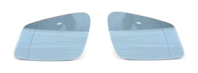 Ersatz Spiegel Glas Für F01 F02 F03 F04 F10 F12 F13 F07 GT 2013 2014 2015 2016 2017 Auto Außenspiegel Glas Seite Rückspiegel Beheizter Spiegel(A pair blue) von YSBVBLRMRV