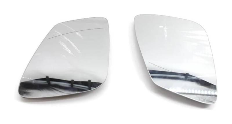 Ersatz Spiegel Glas Für F01 F02 F03 F04 F10 F12 F13 F07 GT 2013 2014 2015 2016 2017 Auto Außenspiegel Glas Seite Rückspiegel Beheizter Spiegel(A pair white) von YSBVBLRMRV