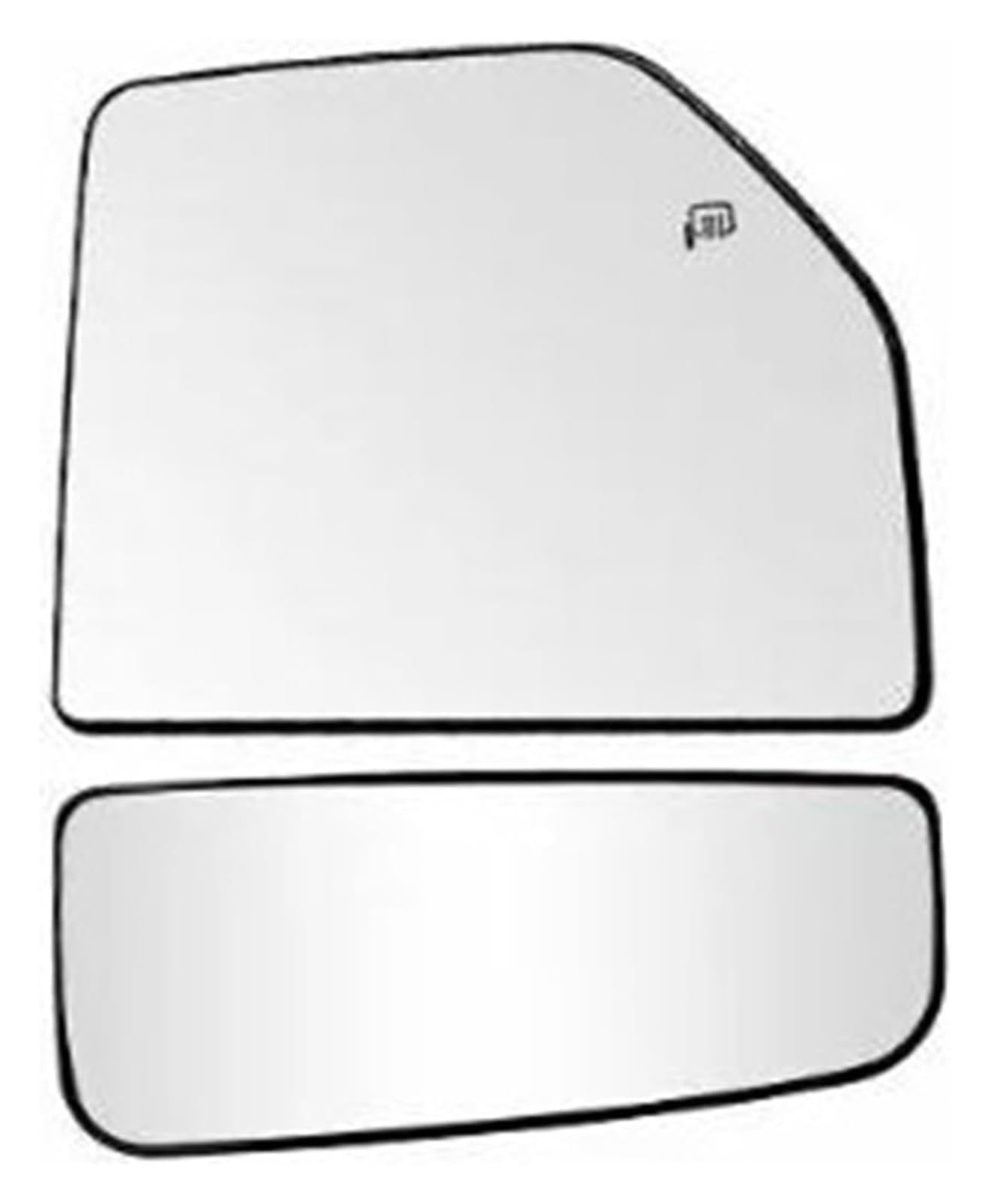 Ersatz Spiegel Glas Für F150 2015-2020 F250 F350 F450 F550 2017-2022 Auto Außenspiegel Glas Auto Links Rechts Seite Beheizte Flügel Hinten Spiegel(Big Small Right) von YSBVBLRMRV