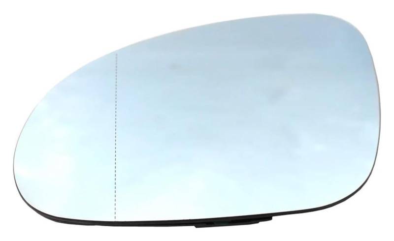 Ersatz Spiegel Glas Für J&etta Für G&olf 5 MK5 Für GTI Für p&assat B6 Für B&ORA R32 Für Rabbit Für Eos 2005-2009 Außenspiegelglas Rückspiegel(Left Blue) von YSBVBLRMRV