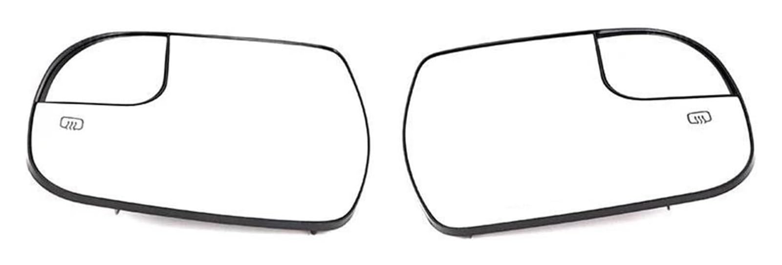 Ersatz Spiegel Glas Für T&oyota Für Sienna XL30 LE Für XLE SE 2011-2020 8790608080, 8790308080 Flügelspiegelglas Rückspiegel Beheizte Seite(Right and Left) von YSBVBLRMRV