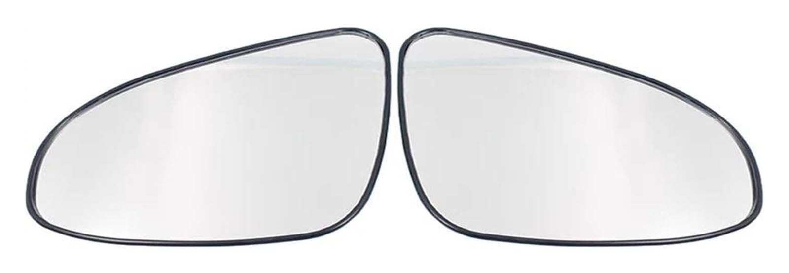Ersatz Spiegel Glas Für T&oyota Für Vitz 2012-2019 Auto Rückspiegel Außenseite Linse Mit Heizung Spiegelglas Flügel(1Pair White) von YSBVBLRMRV
