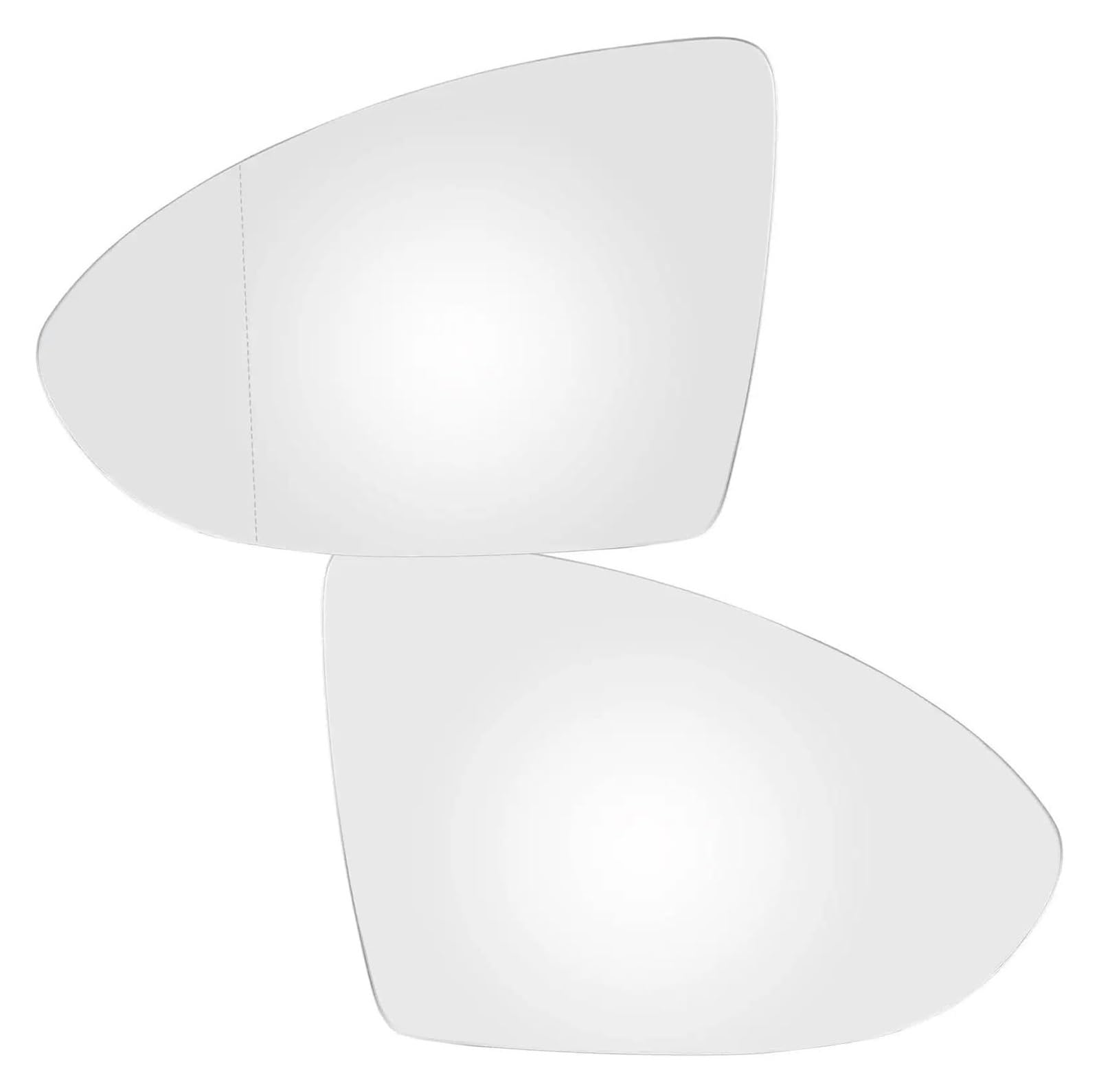 Ersatz Spiegel Glas Für VW Für G&olf 7 Mk7 Mk 7,5 2012-2021 Hand Tür Seite Flügel Spiegel Glas Konvexen Rückansicht Rück Kleber Klebstoff Ersetzen(Left and Right) von YSBVBLRMRV
