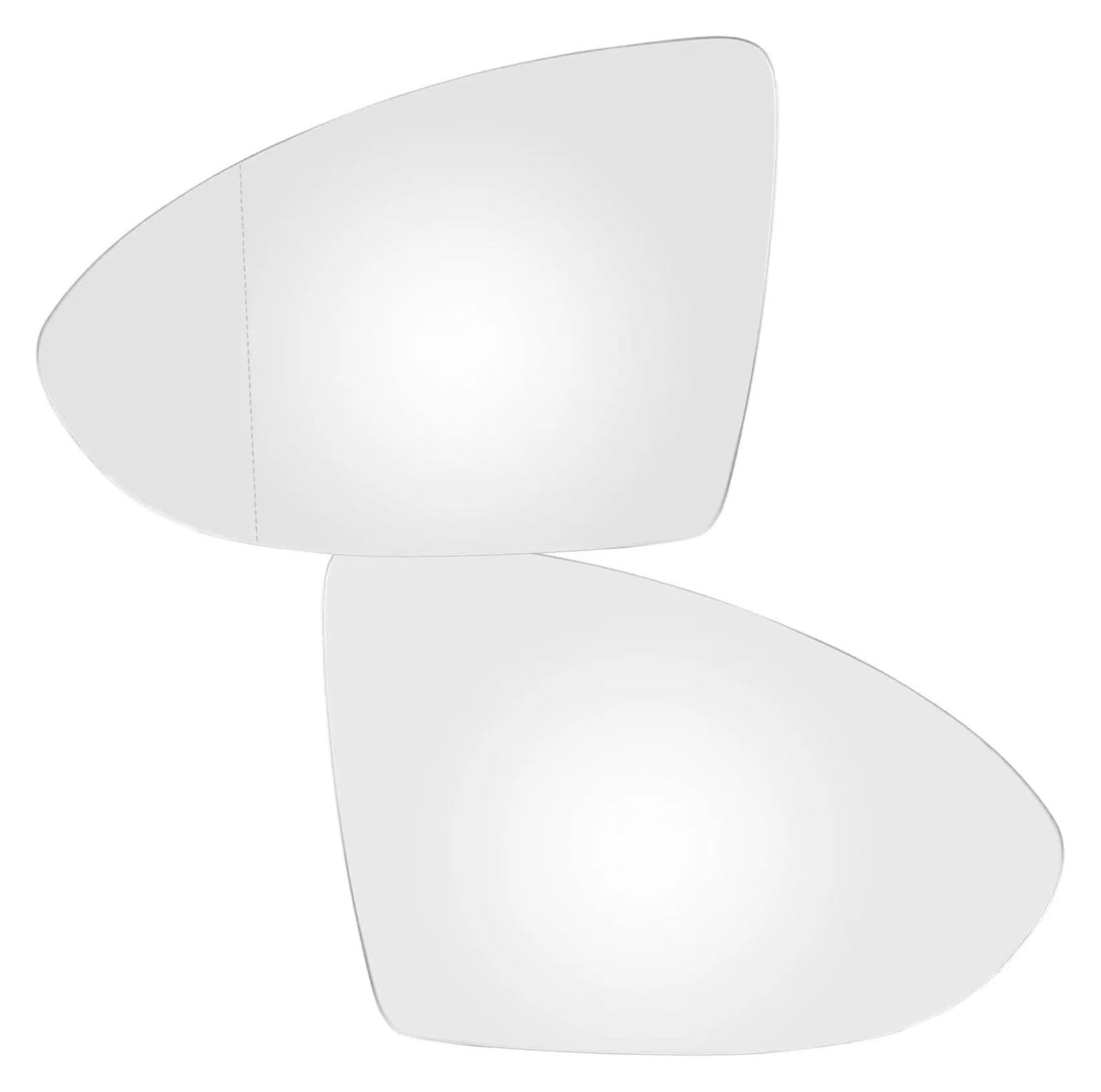 Ersatz Spiegel Glas Für VW Für G&olf 7 Mk7 Mk7.5 2012-2021 Links Rechts Hand Tür Seite Flügel Spiegel Glas Konvexen Rückansicht Rückansicht Kleber Klebstoff(Left and Right) von YSBVBLRMRV