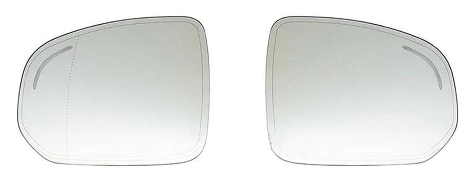 Ersatz Spiegel Glas Für Volvo Für XC60 201-2023 Für V90 2017-2022 Flügelspiegelglas Rückspiegelglas Auto Links Rechts Beheizter Blind Spot Wing(Heated a pair) von YSBVBLRMRV