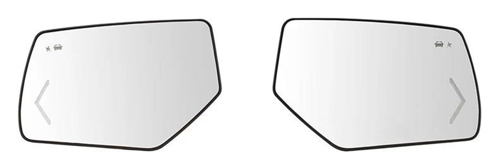 Ersatz Spiegel Glas Für Yukon XL 2015-2017 Außenspiegelglas Rückspiegelglas Beheiztes Toter-Winkel-Warnglas Rückspiegelglas Mit Lampe(A pair) von YSBVBLRMRV