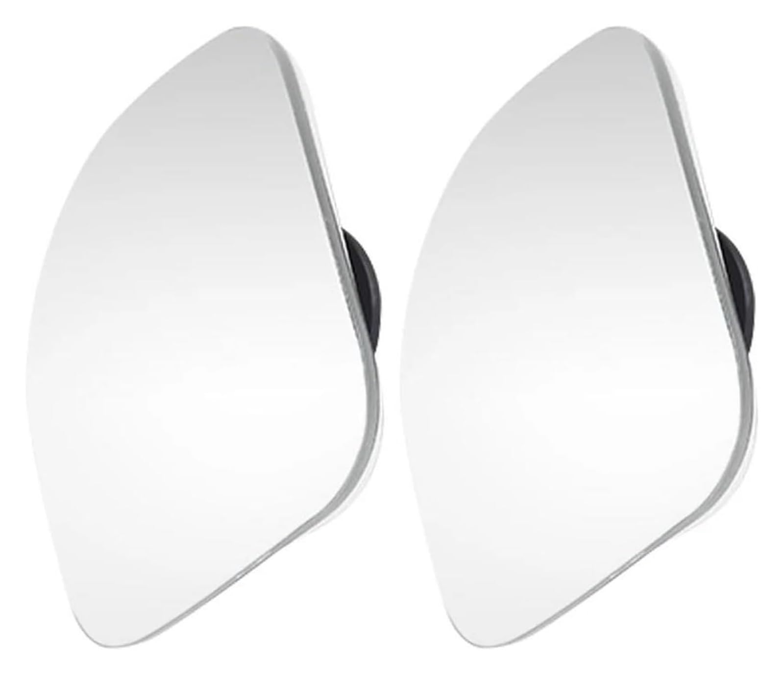Ersatz Spiegel Glas Rückspiegelglas Toter-Winkel-Spiegel Auto Verstellbarer Weitwinkel HD-Glas Rahmenloser Konvexer Rückspiegel Flügelglas(Set 4) von YSBVBLRMRV