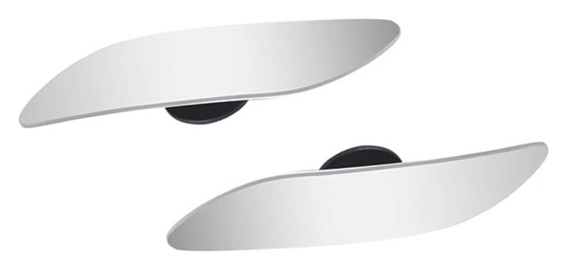 Ersatz Spiegel Glas Rückspiegelglas Toter-Winkel-Spiegel Auto Verstellbarer Weitwinkel HD-Glas Rahmenloser Konvexer Rückspiegel Flügelglas(Set 5) von YSBVBLRMRV