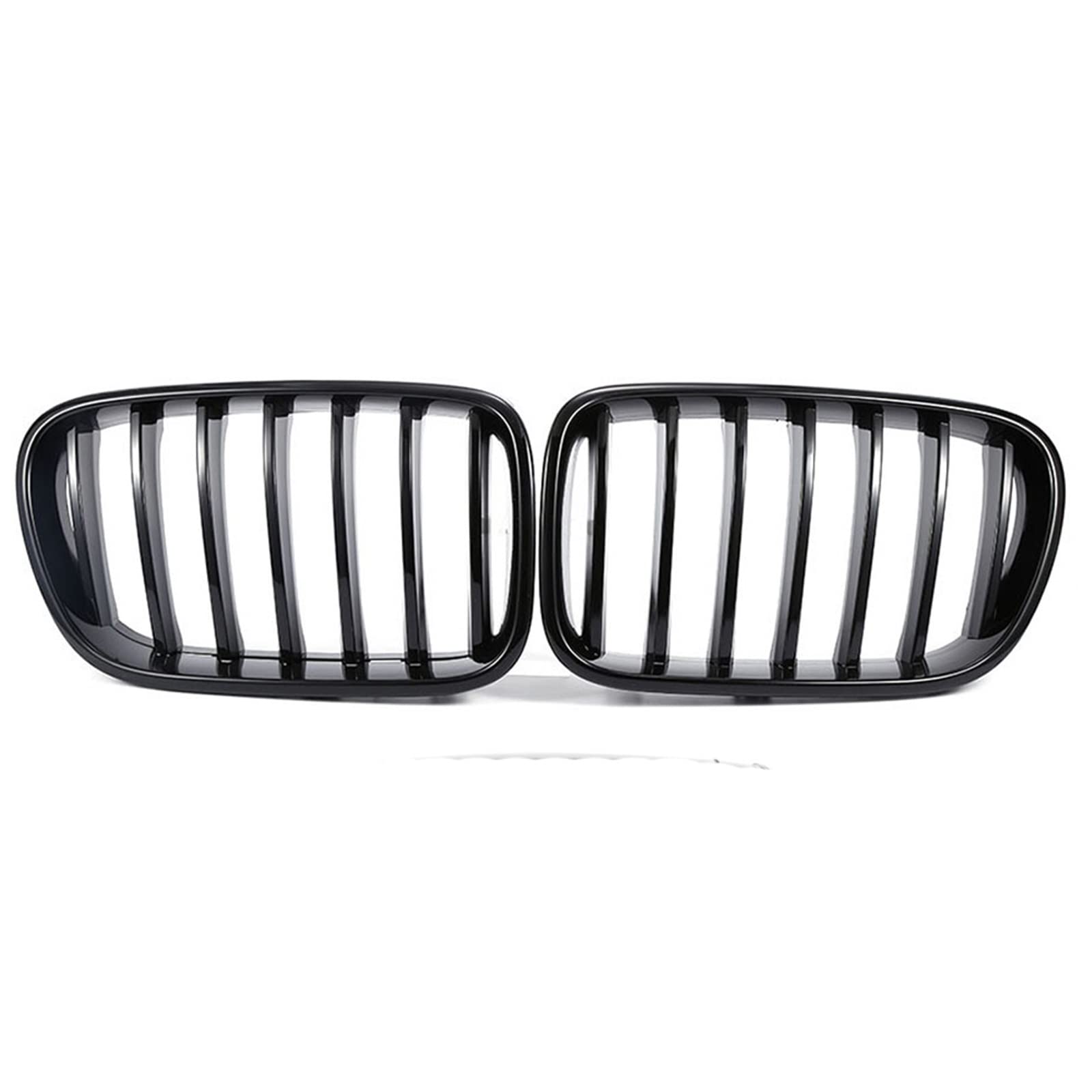 Front Grill Grills 1 Paar Vordere Nierengitter Matt Glänzend Schwarz Für X3 F25 2010 2011 2012 2013(Gloss Black A) von YSBVBLRMRV
