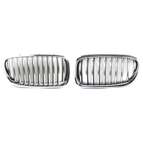 Front Grill Grills Auto-Front-Niere-Grill-Glanz-Chrom-Lamellen Für 5er Für F10 Für F11 Für M5 Für 520i 523i 525i 528i 530i 550i 535i 2010-2017(10-13 Right) von YSBVBLRMRV