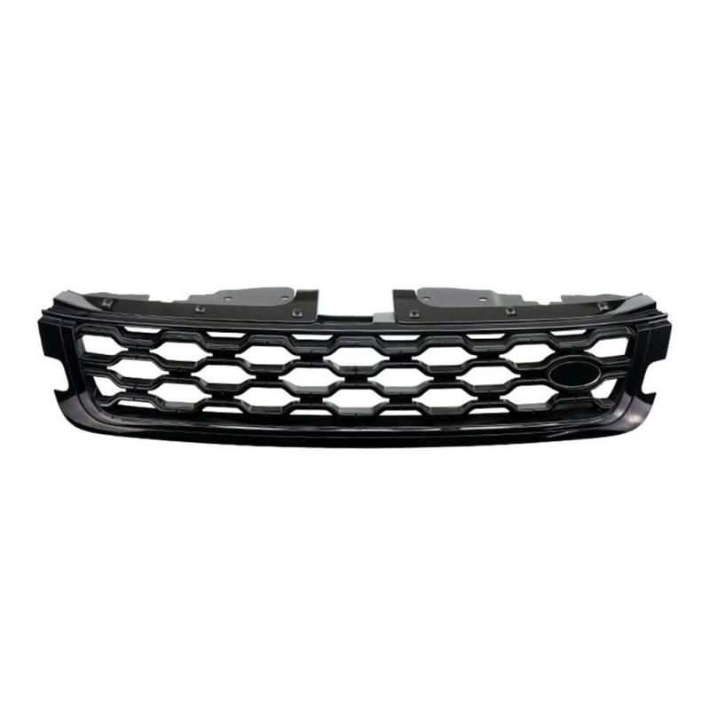 Front Grill Grills Auto Frontstoßstange Grill Autozubehör Für R&Ange Rover Für Evoque Style Für L551 2020-2022(Schwarz) von YSBVBLRMRV