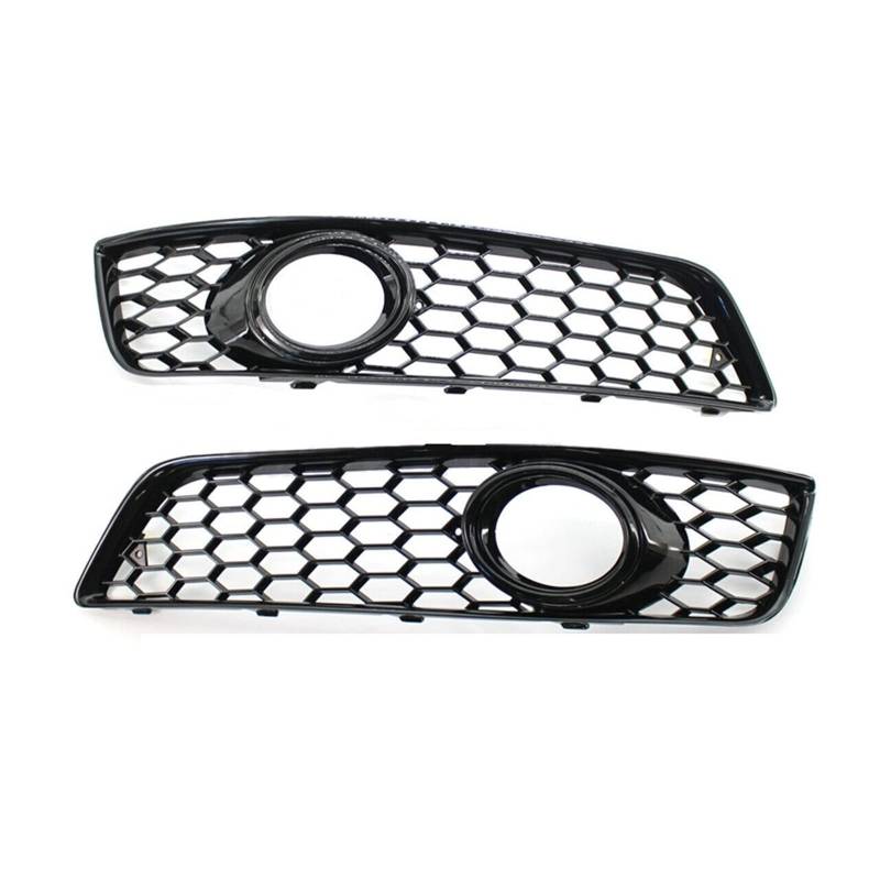 Front Grill Grills Auto ZubehörLicht Löcher Ring Honeycomb Aushöhlen Nebel Licht Netze Für A3 Für 8P ​2009 2010 2011 2012(Schwarz) von YSBVBLRMRV