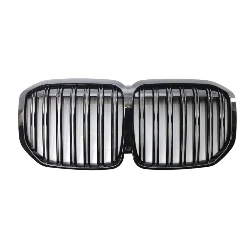 Front Grill Grills Autozubehör Nierengitter Vorne Glänzend Schwarz Racing Grill Für X7 G07 2019-2020 M von YSBVBLRMRV
