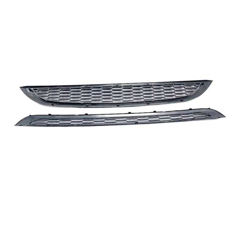 Front Grill Grills Frontstoßstangengrillmaske, Kühlergrill, mittleres Netz für R50, R52, R53(Matte) von YSBVBLRMRV