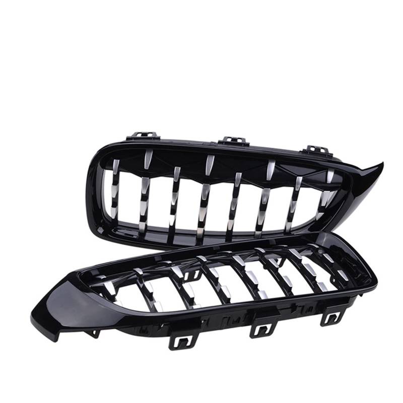 Front Grill Grills Für 4er F32 F33 F36 F80 F82 2013-2017 Fronthaube Nierengitter Stoßstange Rautenform Grill(Kidney Grille 4) von YSBVBLRMRV
