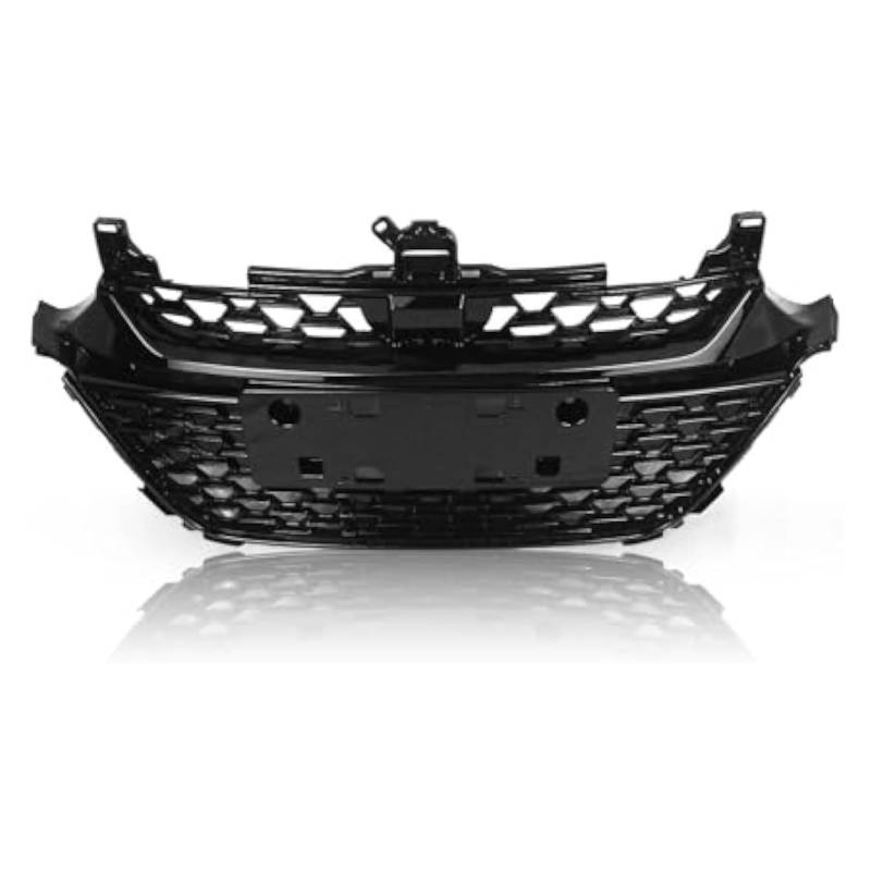 Front Grill Grills Für A&ccord 2018 2019 2020 4-Türer Honeycomb Style Racing Grill Auto Oberer Kühlergrill Stoßstangengrill Frontnierengrill von YSBVBLRMRV