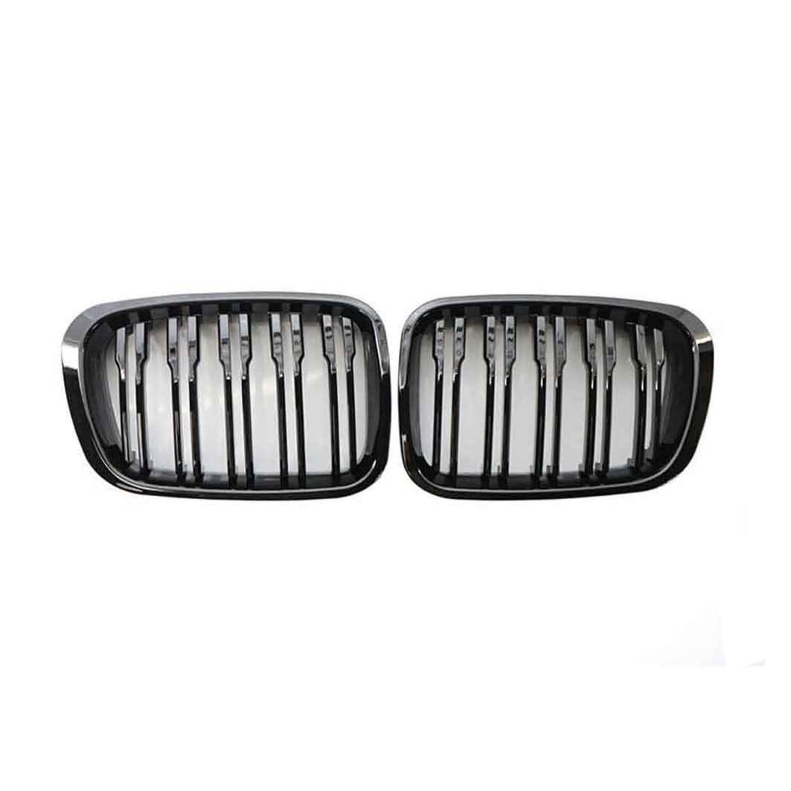 Front Grill Grills Für E46 Für 3 Serie 1998 1999 2000 2001 Auto Styling Auto Vorderen Stoßfänger Kühler Nieren Grille Gril(Gloss Black) von YSBVBLRMRV