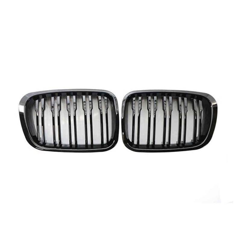 Front Grill Grills Für E46 Für 3 Serie 1998 1999 2000 2001 Auto Styling Auto Vorderen Stoßfänger Kühler Nieren Grille Gril(Gloss Black) von YSBVBLRMRV