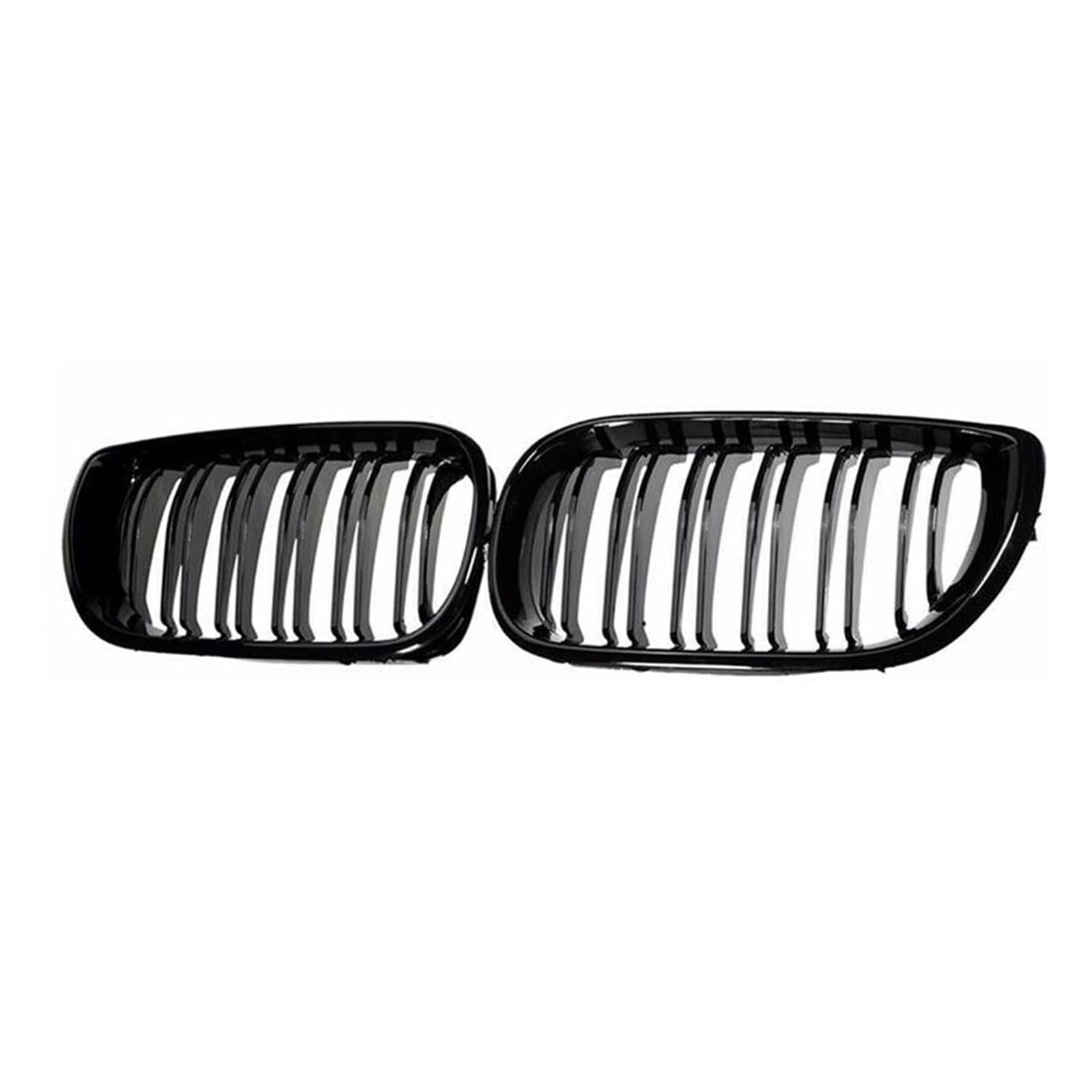 Front Grill Grills Für E46 Für 4-Türer Für Touring Für Saloon 2002 2003 2004 2005 Auto Vorderen Stoßfänger Niere Haube Grille Racing(Bright Black) von YSBVBLRMRV