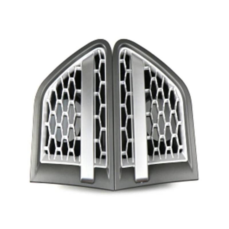 Front Grill Grills Für L&and Rover Für Range Rover Für Sport Für L320 2010-2013 ABS-Kunststoff-Auto-Frontseiten-Kotflügel-Lüftungsgitter-Grill(Gray Silver Silver) von YSBVBLRMRV