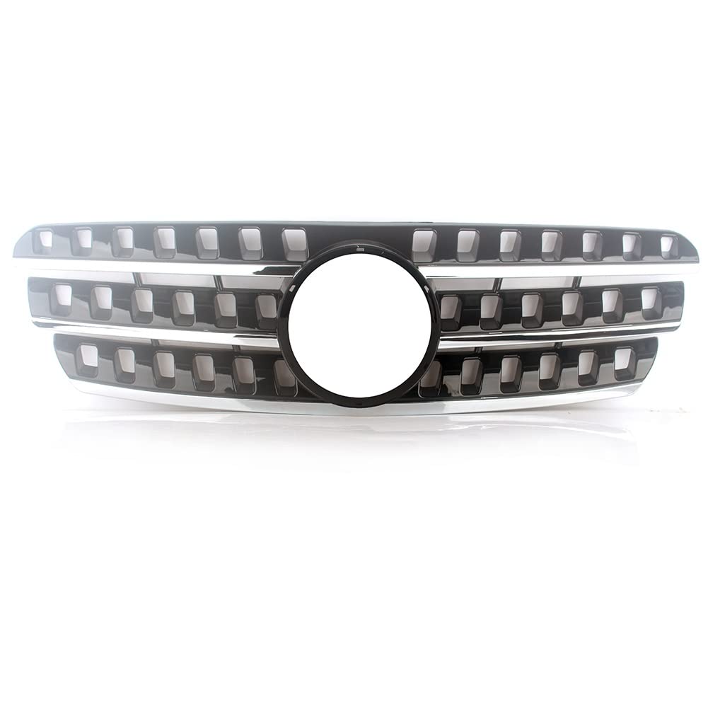 Front Grill Grills Für M&ercedes B&ENZ W163 ML-Klasse 1999–2004 Front Racing Billet Stoßstangengitterabdeckung(Silber) von YSBVBLRMRV