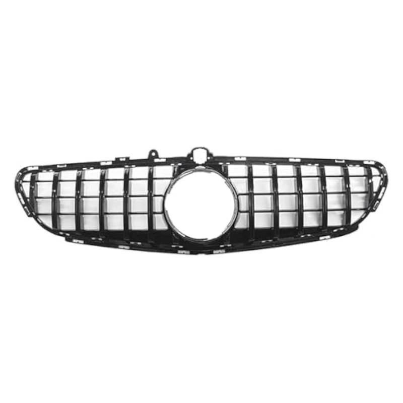 Front Grill Grills Für Mercedes Für B&ENZ C218 W218 CLS63 Für AMG 2015-2017 Kühlergrill Auto Oberen Stoßstange Haube Mesh Gitter Vorne Niere Grille(Schwarz) von YSBVBLRMRV