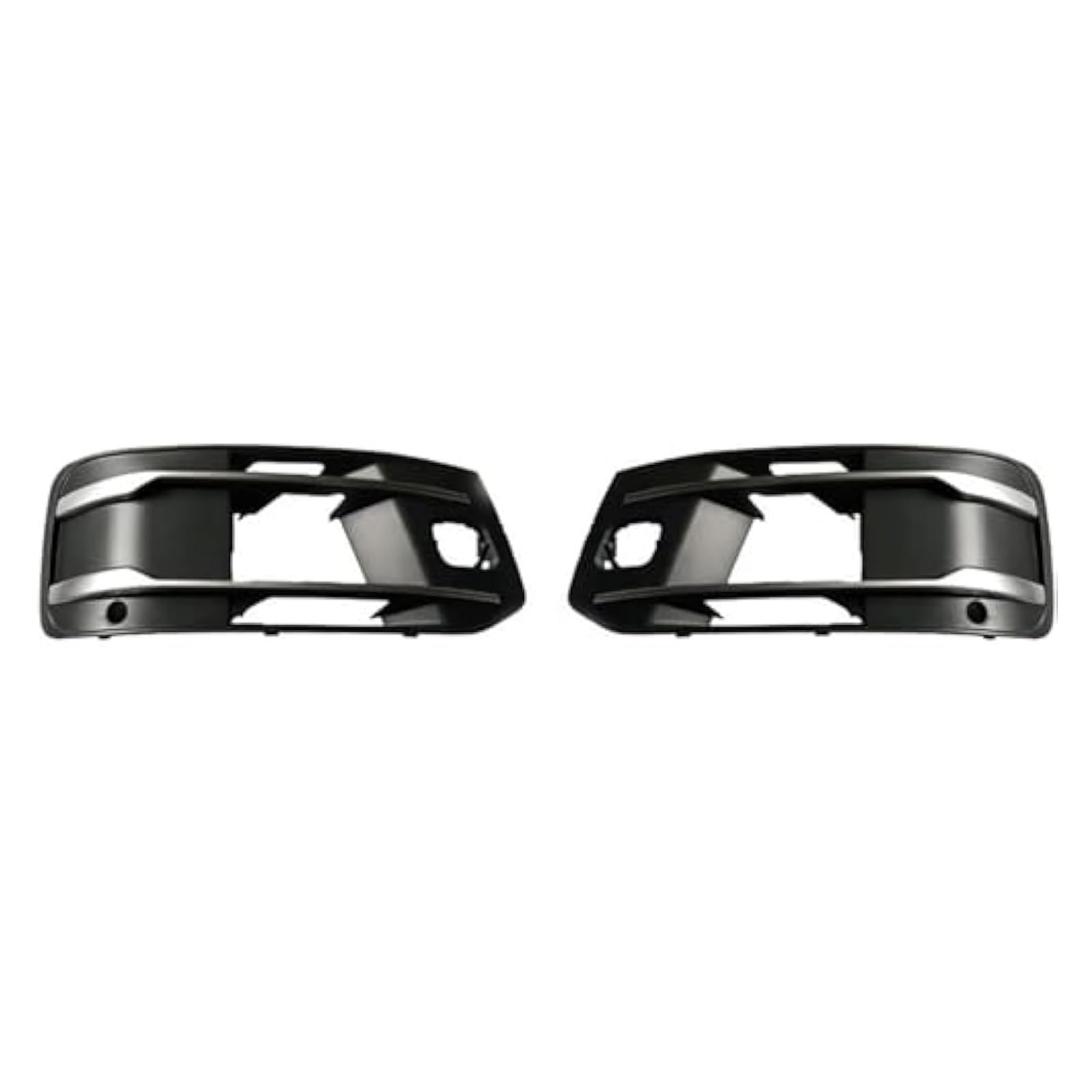 Front Grill Grills Für Q7 2018 2019 4M0807681 4M0807682 Auto Lampe Rahmen Gitter Front Unteren Stoßfänger Nebel Licht Kühlergrill Vorne Niere Grille(1pair) von YSBVBLRMRV