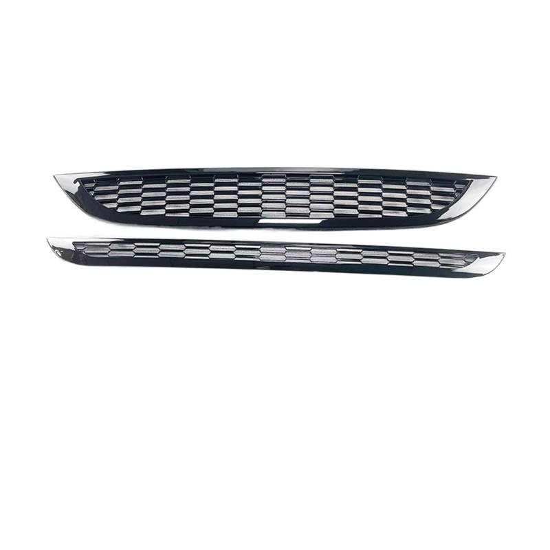Front Grill Grills Für R50 Für R52 Für R53 Frontstoßstangengrillmaske Kühlergrill Mittleres Netz(Bright Black) von YSBVBLRMRV