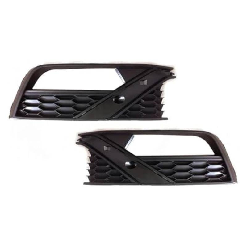 Front Grill Grills Für VW Für Polo Für GTI 2014-2017 Auto Front Stoßstange Nebel Licht Lampe Trim Abdeckung Rahmen Deckel Lünette Haube Front Niere Grille(Left and Right) von YSBVBLRMRV