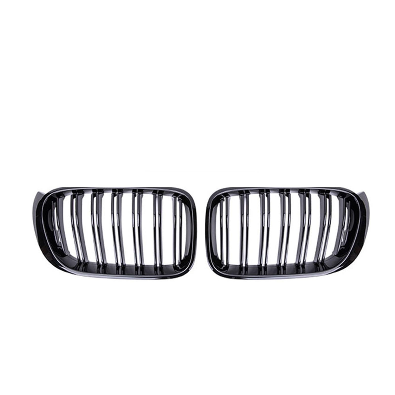 Front Grill Grills Für X3 Für X4 Für F25 Für F26 2014 2015 2016 2017 Auto Vorderen Stoßfänger Grill Grille Trim Streifen Doppel Linie Lamellen(Gloss Black) von YSBVBLRMRV