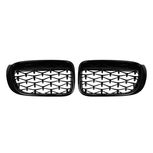 Front Grill Grills Für X3 X4 F25 F26 2014-2017 Front Nierengrill Grill Silber Ersatz Auto Auto Externes Zubehör Schwarz Racing Grills(A) von YSBVBLRMRV