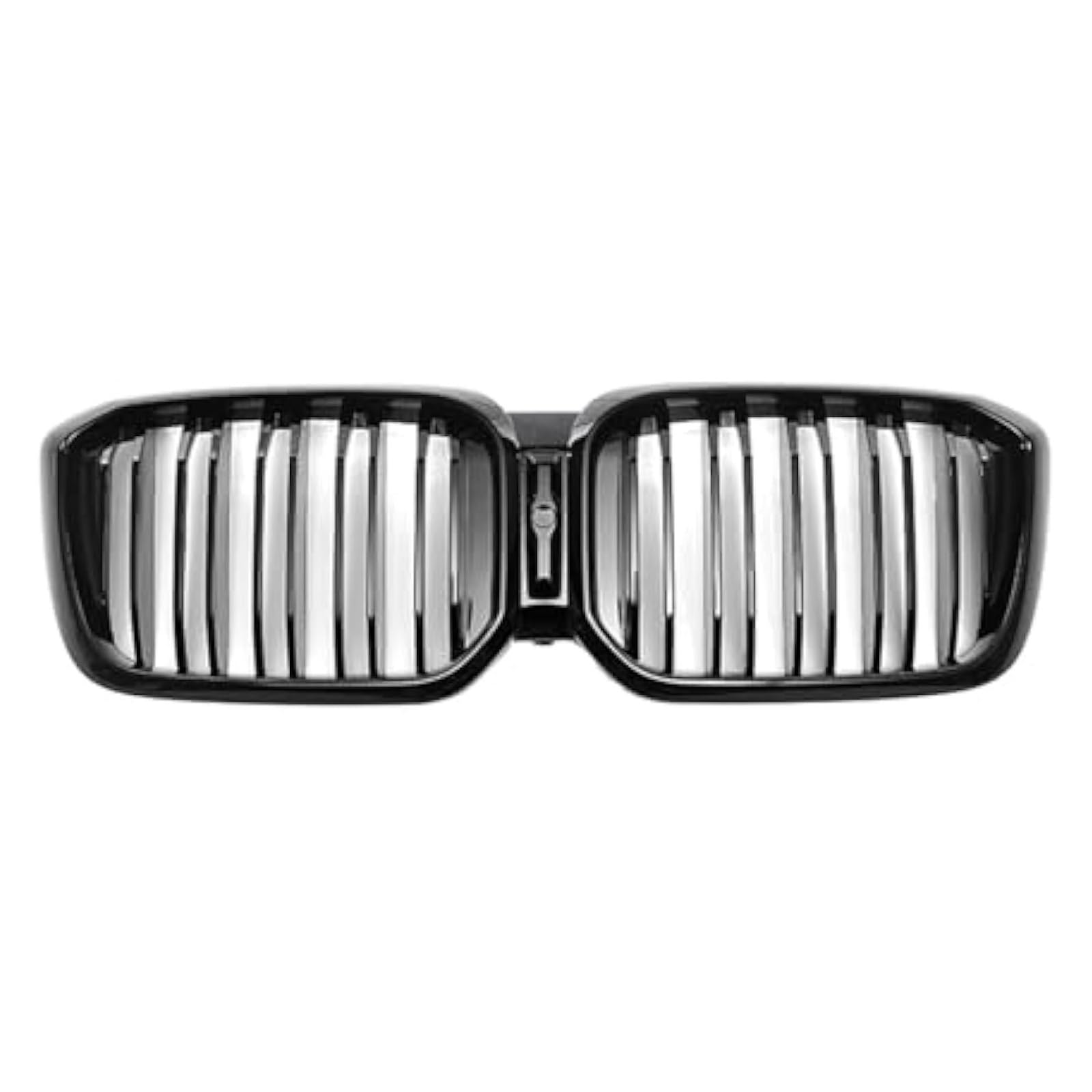 Front Grill Grills Für X3 X4 G01 G08 G02 2022 Auto Front Niere Grille Doppel Linie Stil Stoßstange Grill Haube Mesh Racing Grills Grid(Double Slat Style) von YSBVBLRMRV