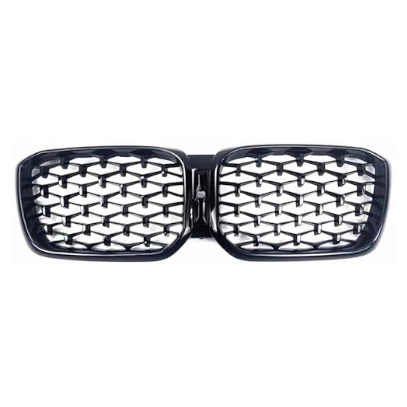 Front Grill Grills Für X3 X4 G01 G08 G02 2022 Auto Front Niere Grille Doppel Linie Stil Stoßstange Grill Haube Mesh Racing Grills Grid(Glossy Black) von YSBVBLRMRV
