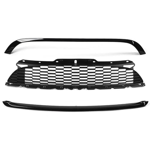Front Grill Grills Glänzendes Schwarzes Auto-Frontstoßstangen-Formteil-Gitter-Einfassungs-Abdeckungs-Zierkits Für M&ini R55 R56 R57 R58 R59 Cooper S&JCW(for Cooper S and JCW) von YSBVBLRMRV