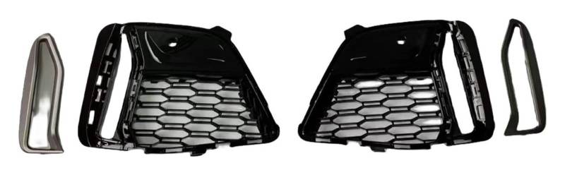 Front Nierengrill Grills Für 3 Serie Für M340i G20 G21 G28 2019-2021 Auto Front Nebel Licht Lampe Abdeckung Grille Unteren Kühlergrill Vorne Niere Grille von YSBVBLRMRV