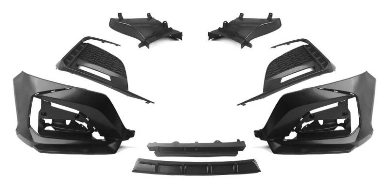 Front Nierengrill Grills Für A&ccord 10th 2018-2021 Frontstoßstangenabdeckung Autogehäuse Ansaughaube Splitter Spoiler Kit Frontnierengitter(Gray) von YSBVBLRMRV