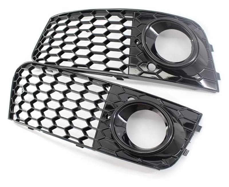 Front Nierengrill Grills Für A4 B8 2008-2012 Nebel Licht Lampe Abdeckung 8KD807682 8KD807681 Auto Stoßstange Nebel Licht Kühlergrill Auto Front Grill Mesh von YSBVBLRMRV
