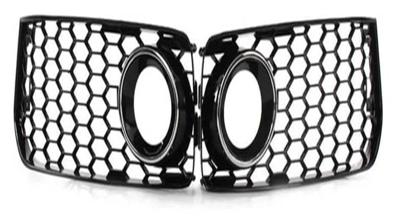 Front Nierengrill Grills Für A5 S-Line / S5 B8 RS5 2008–2012 Autogitter Auto-Stoßstange Nebelscheinwerfer Kühlergrill-Abdeckung Waben-Sechskant-Frontgrill(F) von YSBVBLRMRV