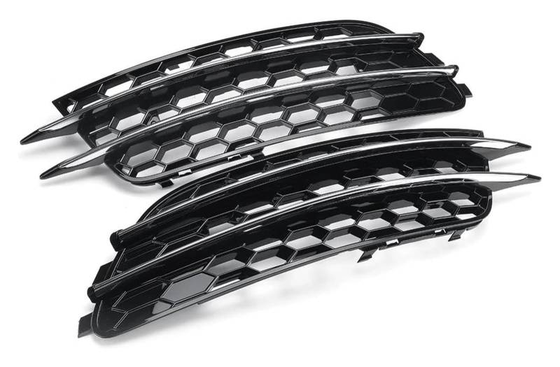 Front Nierengrill Grills Für A6 C7 Limousine Ohne Acc 2012-2015 Nebel Lampe Auto Stoßstange Nebel Licht Kühlergrill Auto Front Nebel Licht Kühlergrill Abdeckung Trim(A) von YSBVBLRMRV