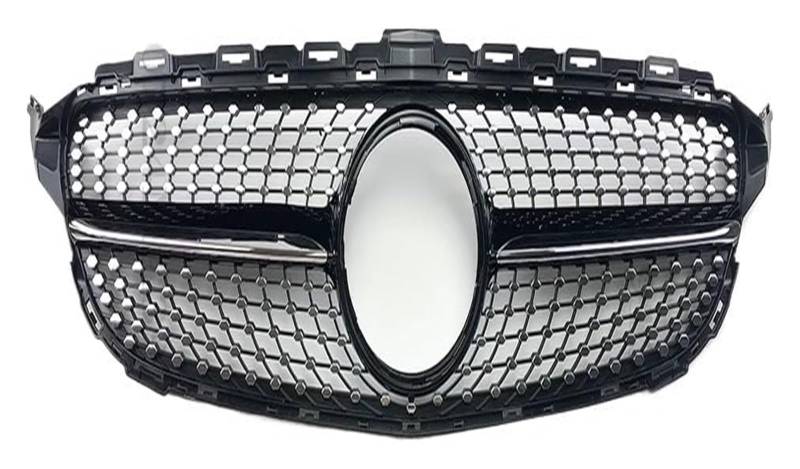 Front Nierengrill Grills Für B&ENZ Für C-Klasse Für W205 Für S205 Für C205 2014-2021 Frontstoßstangengrill Frontkühlergrills Autoeinlasshaubengitter(14-18 Glossy Black) von YSBVBLRMRV