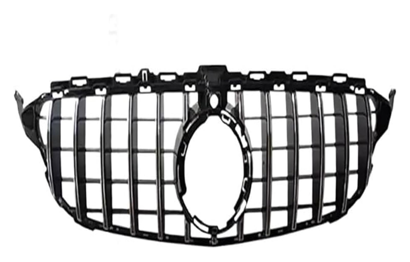 Front Nierengrill Grills Für B&ENZ Für C-klasse Für W205 2014-2021 Front Stoßstangengrill Front Kühlergrills Auto Front Haube Grille Stoßstange Grill(2014-2018 GT Silvery) von YSBVBLRMRV