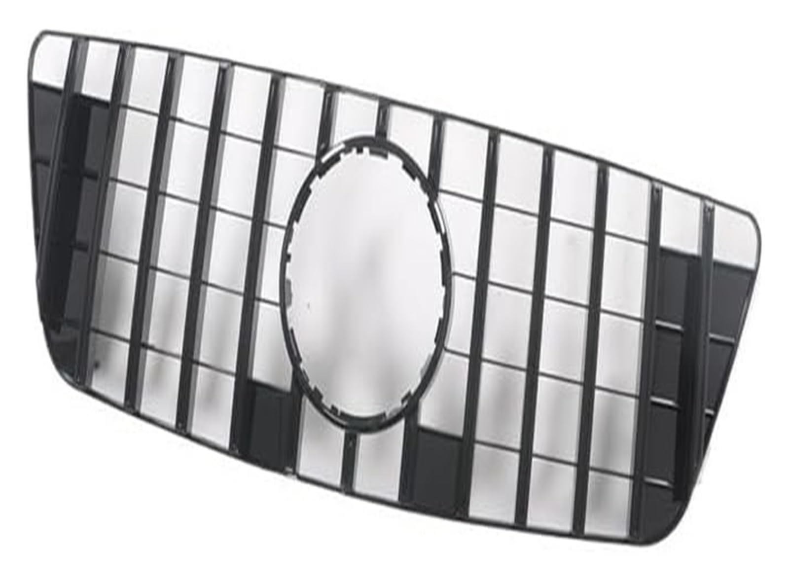 Front Nierengrill Grills Für B&ENZ Für W164 Für ML350 Für ML450 2009-2011 Auto Obere Haube Mesh Grid Front Stoßstange Grille Front Kühlergrills(Schwarz) von YSBVBLRMRV