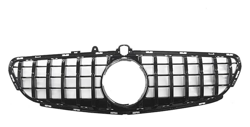 Front Nierengrill Grills Für B&ENZ Für W218 Für CLS63 2015-2017 Frontstoßstangengrill Frontkühlergrills Auto Obere Stoßstangenhaube Maschengitter(Schwarz) von YSBVBLRMRV