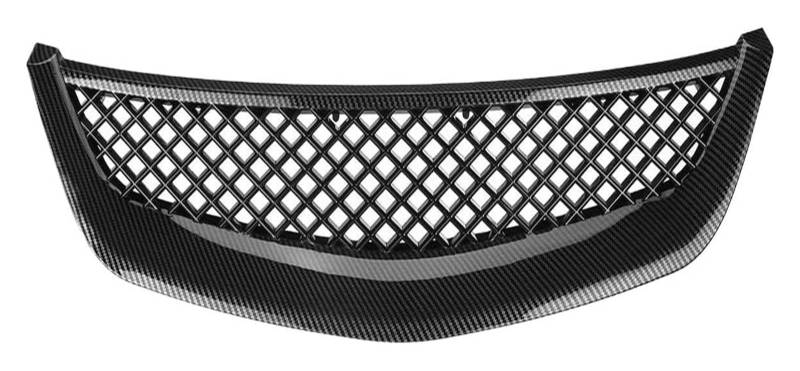 Front Nierengrill Grills Für Civic 2001 2002 2003 Frontstoßstangengrill Frontkühlergrill Auto Frontstoßstange Haube Mesh Grille(Carbon Fiber Look) von YSBVBLRMRV