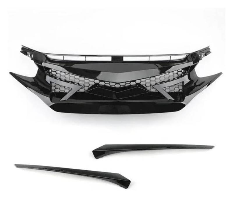 Front Nierengrill Grills Für Civic 2016 2017 2018 2019 Frontstoßstangengrill Frontkühlergrill Auto Fronthaube Grill von YSBVBLRMRV